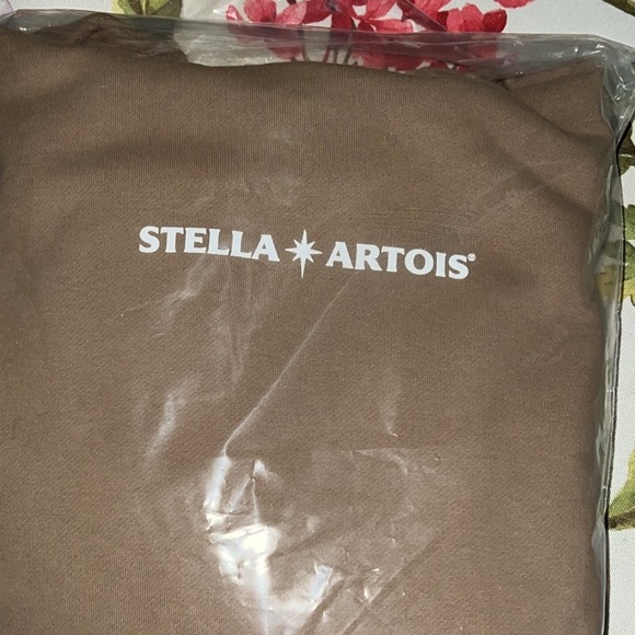 New Hoodie Mens Suze M medium tan color - Picture 3 of 16